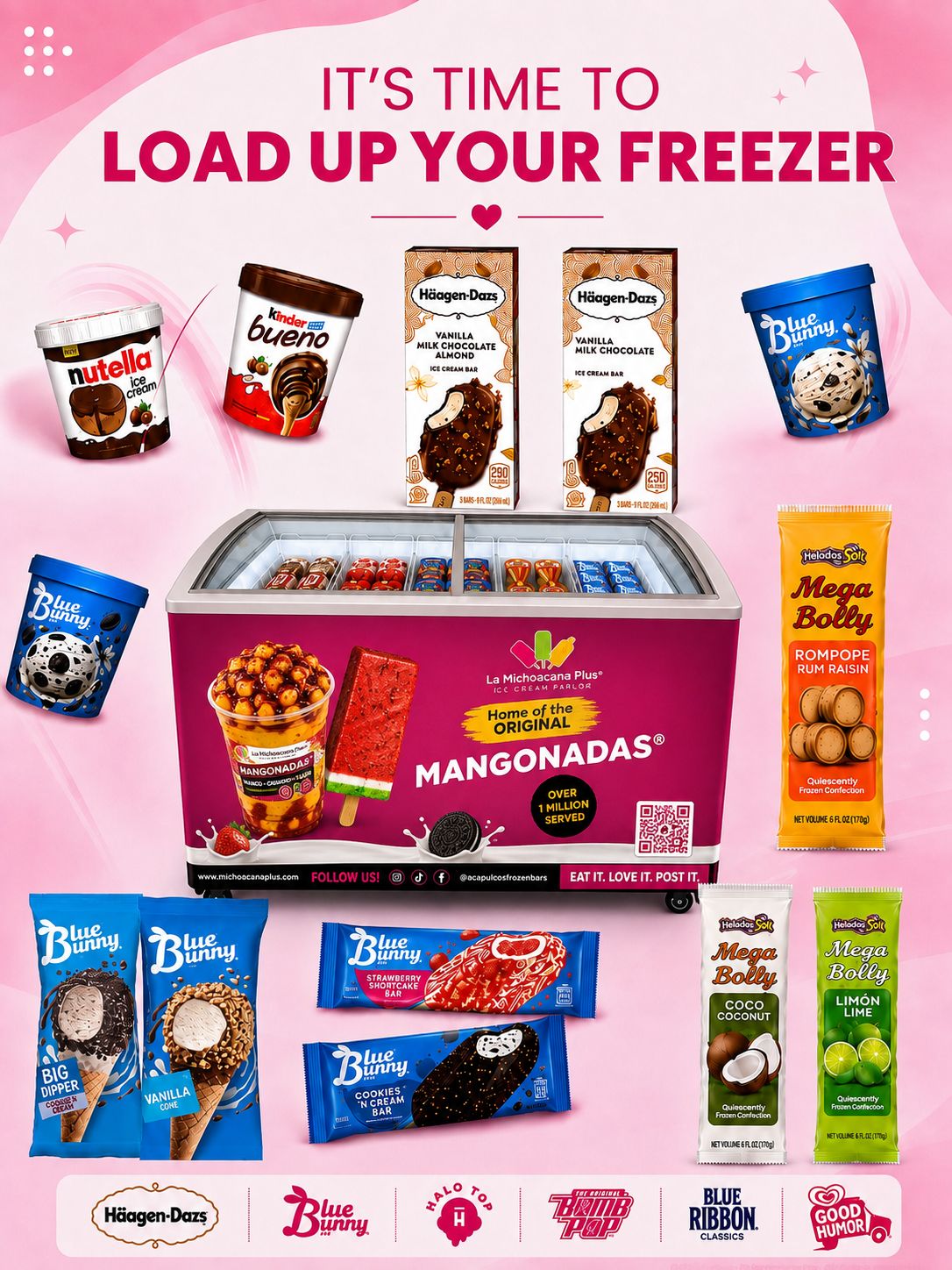 Acapulco's Frozen Bars specialty frozen novelties promotion