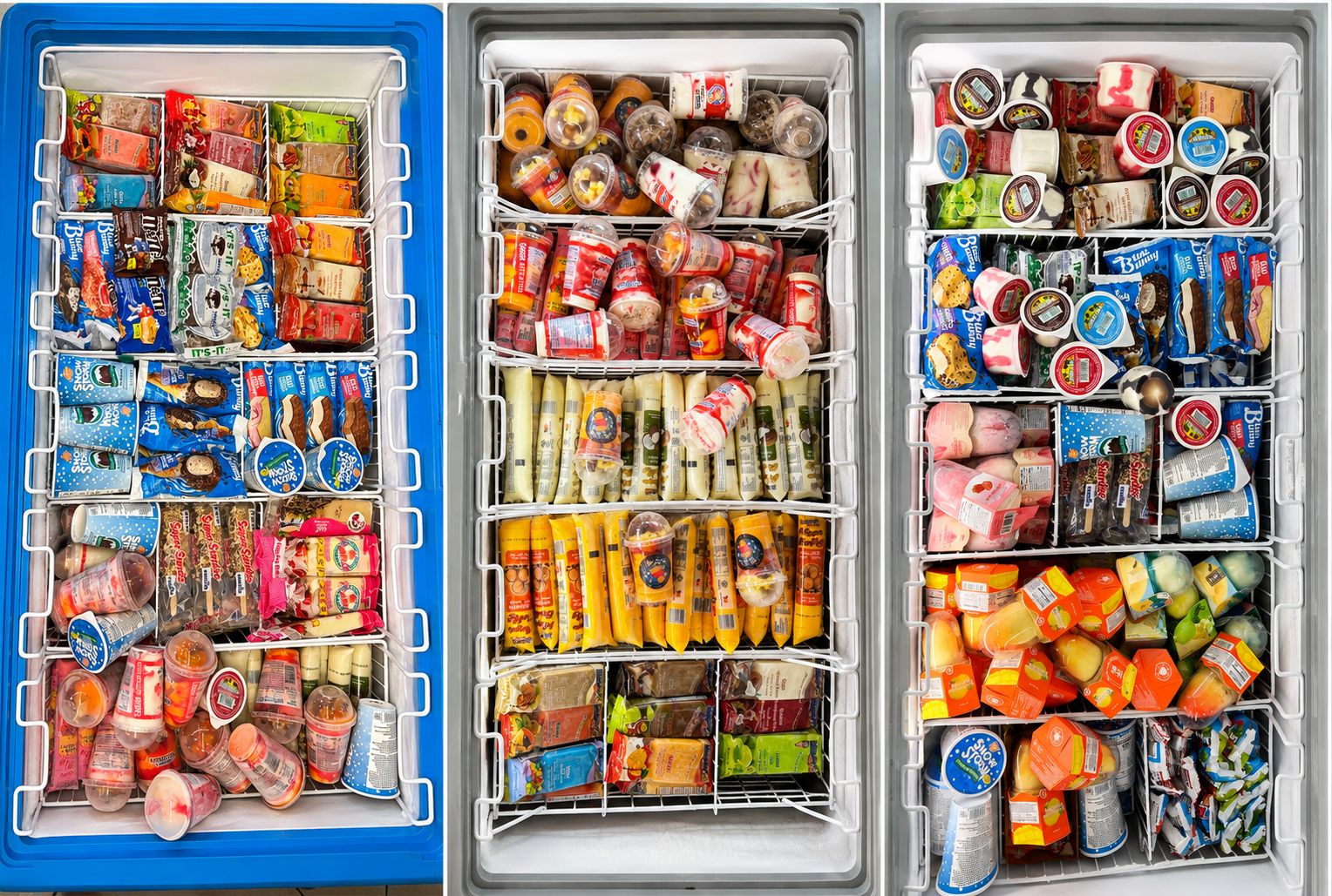 Wholesale frozen desserts, packaged ice cream and paletas stocked for California retailers